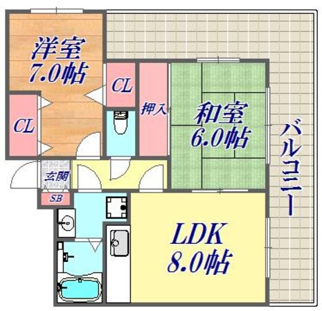 ロイヤルメゾン井上の物件間取画像